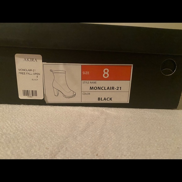 Open Toe Chunky Heel Bootie Size 8 - Picture 10 of 10